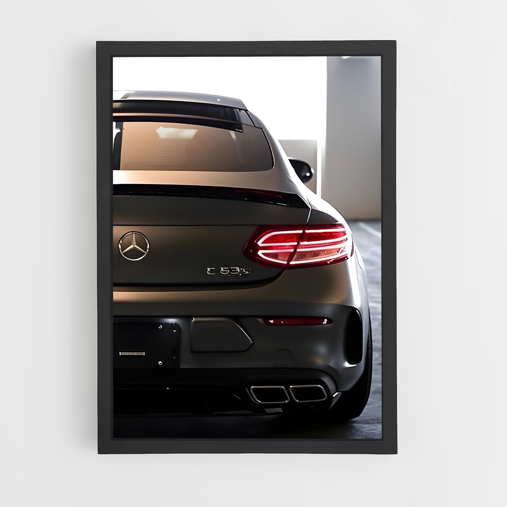 Poster Luxe Ébène – affiche Mercedes (vue 2)